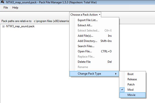 pack file manager napoleon total war